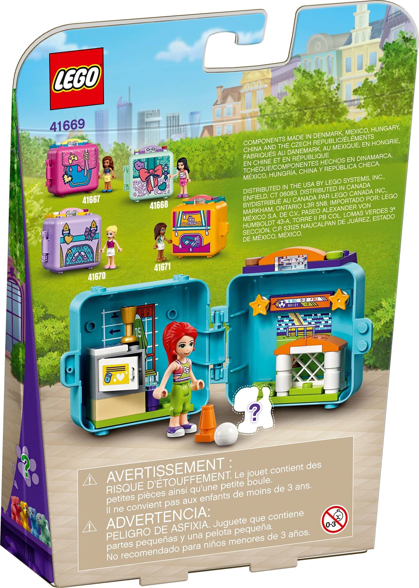 LEGO Friends Mia’s Soccer Cube 41669 Building Kit; Imagination Toy Comes with a Mini-Doll and Animal Toy to Give Creative Kids Hours of Imaginative