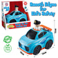 Small World Toys Police Car Toy, Interactive Press-to-Go Police Cars for Toddlers 1-3, Pretend Play Rescue Vehicle, Polices Toy Gifts for Boys, Cop