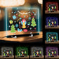 LESOON LED Glow Note Board, 13.75" Acrylic Drawing Board, 7 Colors 4 Light Modes, with Markers & Stand, Gift for Kids
