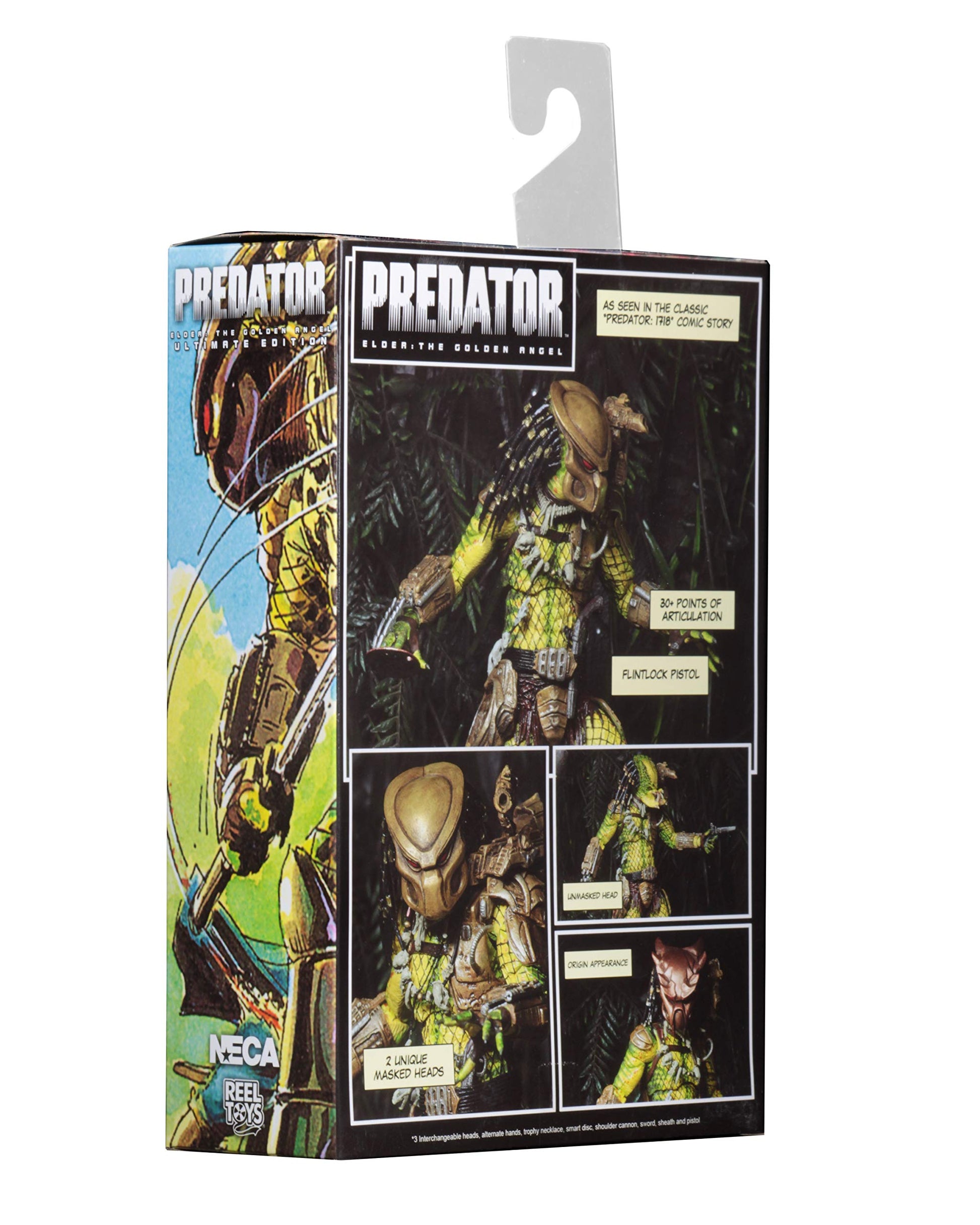 NECA - Predator 2 - 7” Scale Action Figure - Ultimate Elder: The Golden Angel