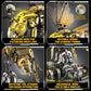 Driveplexpro Mechanical Bee Building Blocks Kit for Adult, Technic Bee Buildings Set for Adults with LED Light & Display Stand, Robot Animal Building