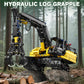Mould King Crawler Hydraulic Wood Grabber Building Sets, 17077 Engineering Excavator Model Kit, Air Pumps Construction Set, MOC Cool Birthday