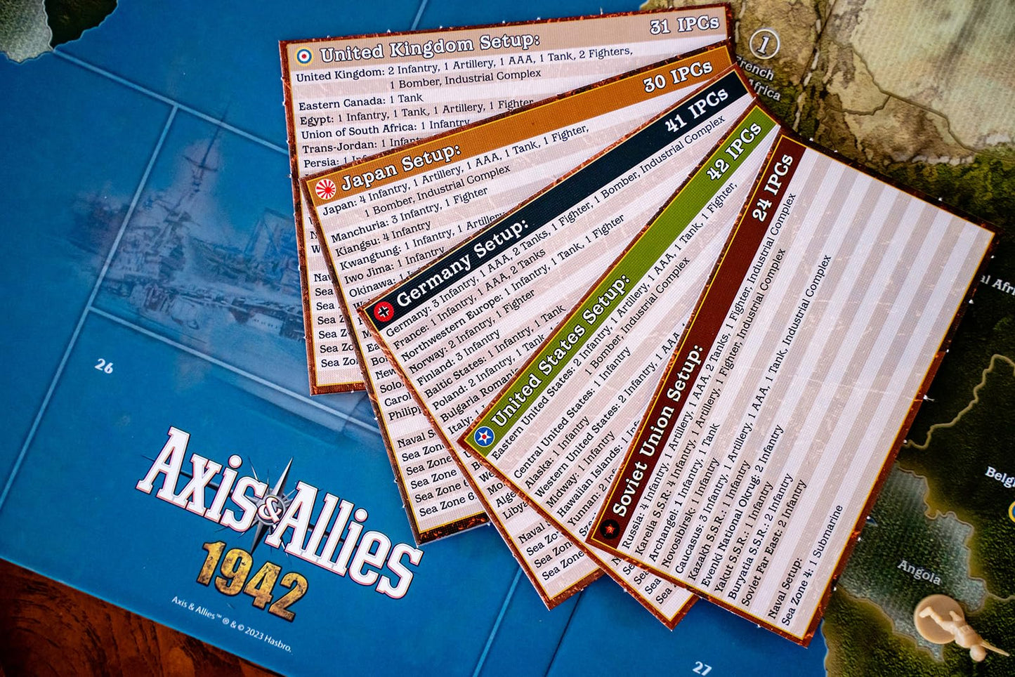 Renegade Game Studios Axis & Allies 1942 Second Edition WWII Strategy Board Game, 2-5 Players, Ages 12+