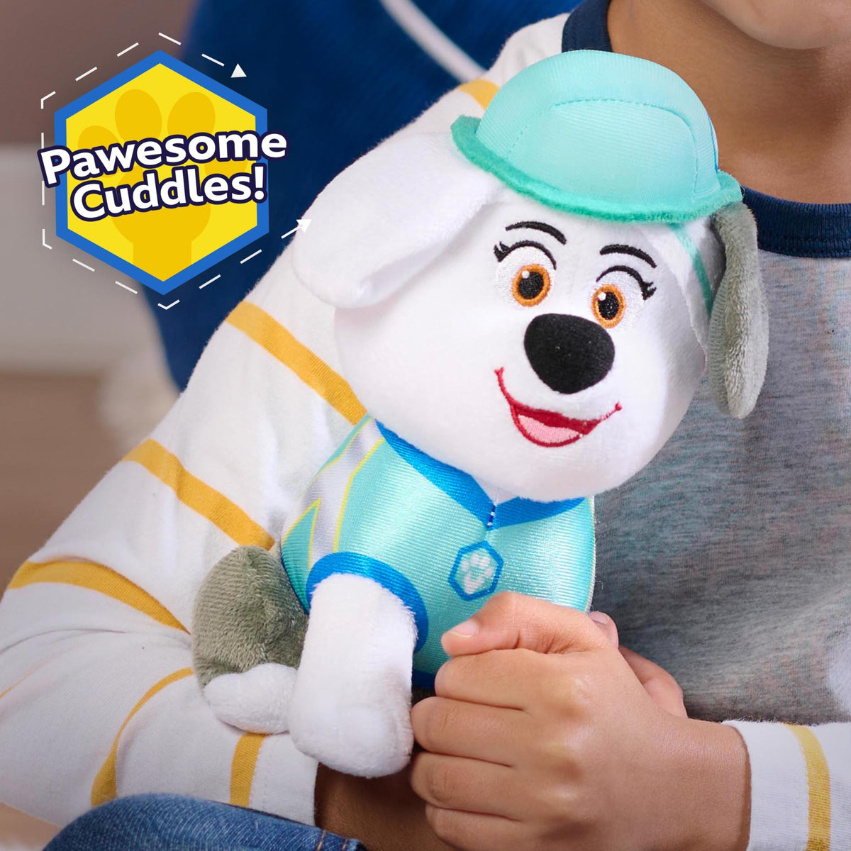 Just Play Disney Junior Pupstruction Luna Small 8-inch Plush, Stuffed Animal, Sheepdog, Soft and Cuddly, Kids Toys for Ages 2 Up