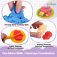 greenglo Sensory Sand Kit for Kids - 0.88 LBS with 12 Molds & Ice Cream Display Tray Sandbox - Kids' Sand Playset Ages 3-8 Creative Sensory Bin Play
