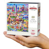 Boardwalk Dallas-Fort Worth 210 Piece Personal Puzzle, Jigsaw Puzzles with Premium Box, Texas Gifts for Adults, 6"x8"