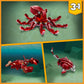 LEGO Creator 3 in 1 Sunken Treasure Mission Submarine Toy, Underwater Creatures Transform from Octopus tp Lobster to Manta Ray, Fun Sea Animal