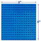 Classic Baseplates for Building Bricks - Set of 10 Sand 5"x5" Building Plates- Dual Connectivity, Build on Both Sides- Compatible, Tight Fit w Major