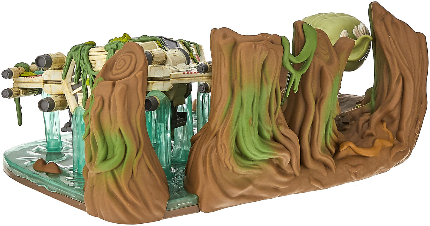 Funko Pop! Deluxe: Yoda Lifting X-Wing, Galactic Convention Exclusive