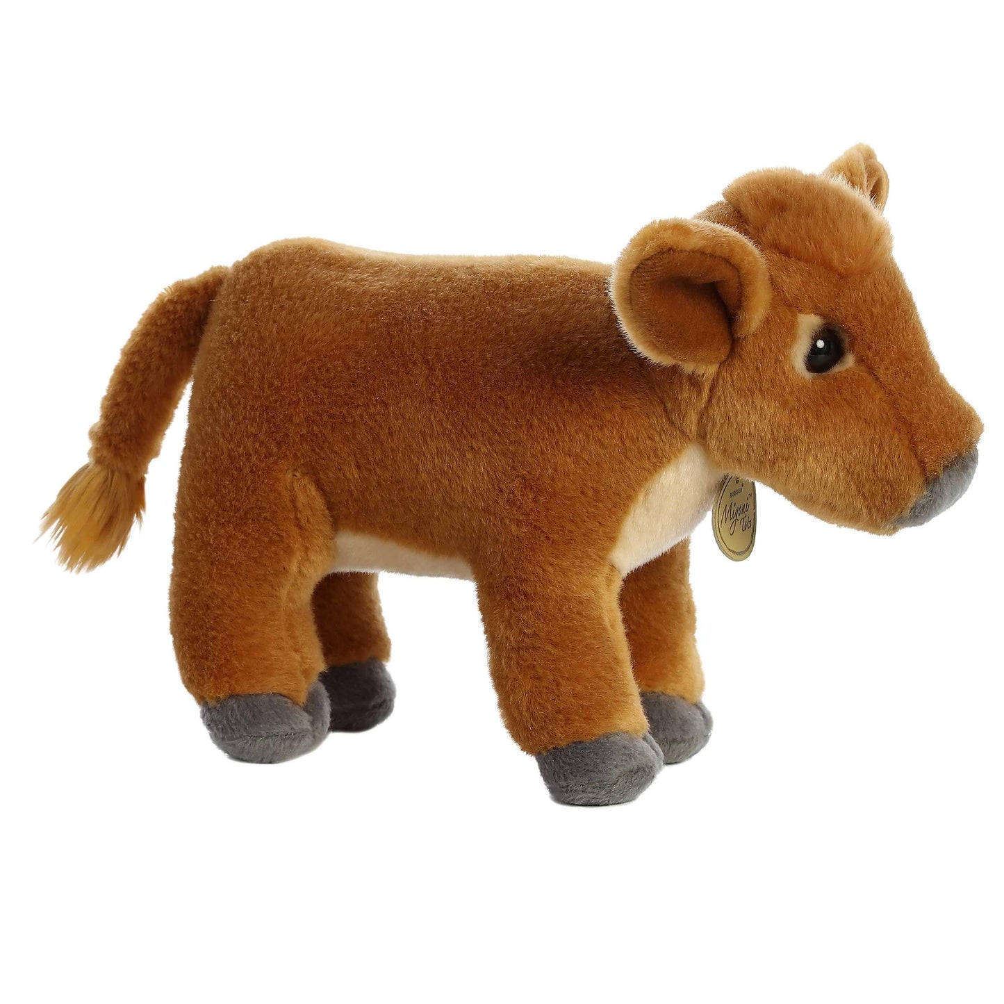 Aurora® Adorable Miyoni® Tots Jersey Calf Stuffed Animal - Lifelike Details Make a Cherished Companion - Perfect for Decorating Bedrooms or Classrooms