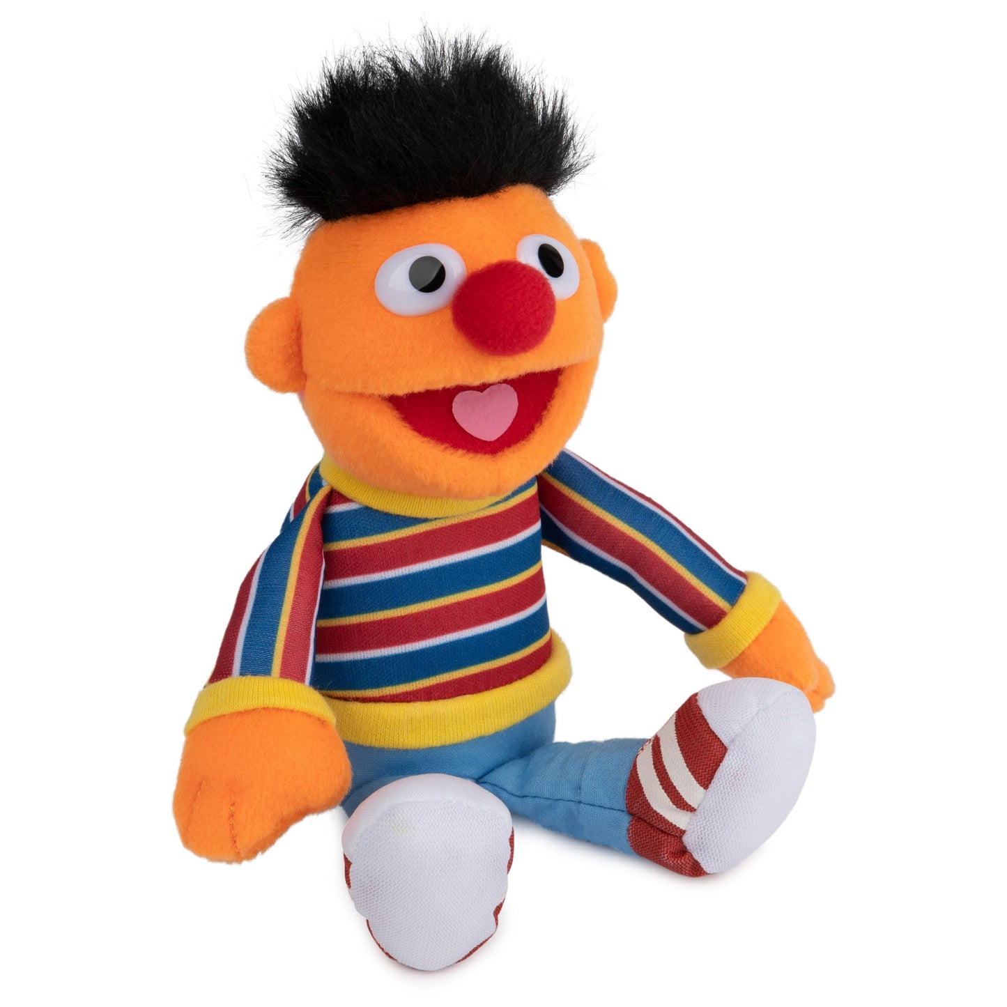 GUND Sesame Street Official Ernie Muppet Beanbag, Premium Plush Toy for Ages 1 & Up, Orange, 6.5”