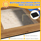 Outsunny Wooden Sandbox with Canopy for 3-7 Years Old 49"x46"x57.5" Brown