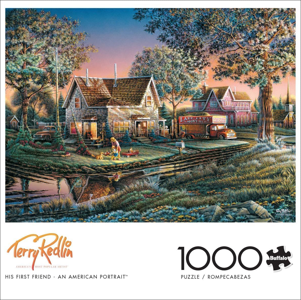 Buffalo Games - Terry Redlin - His First Friend - 1000 Piece Jigsaw Puzzle for Adults Challenging Puzzle Perfect for Game Nights - 1000 Piece Finished