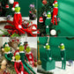 Dragon BaBa 12.6'' Red Christmas Monster Plush Toy, Christmas Stuffed Figures Doll for Kids and Christmas Tree Home Decorations(Red)