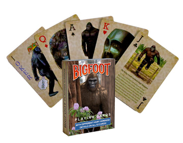 Paradise Cay Publications, Inc. Squatch METALWORKS Bigfoot Playing Cards - Standard 52 Card Deck - Unique and Fun Playing Cards with Illustrations