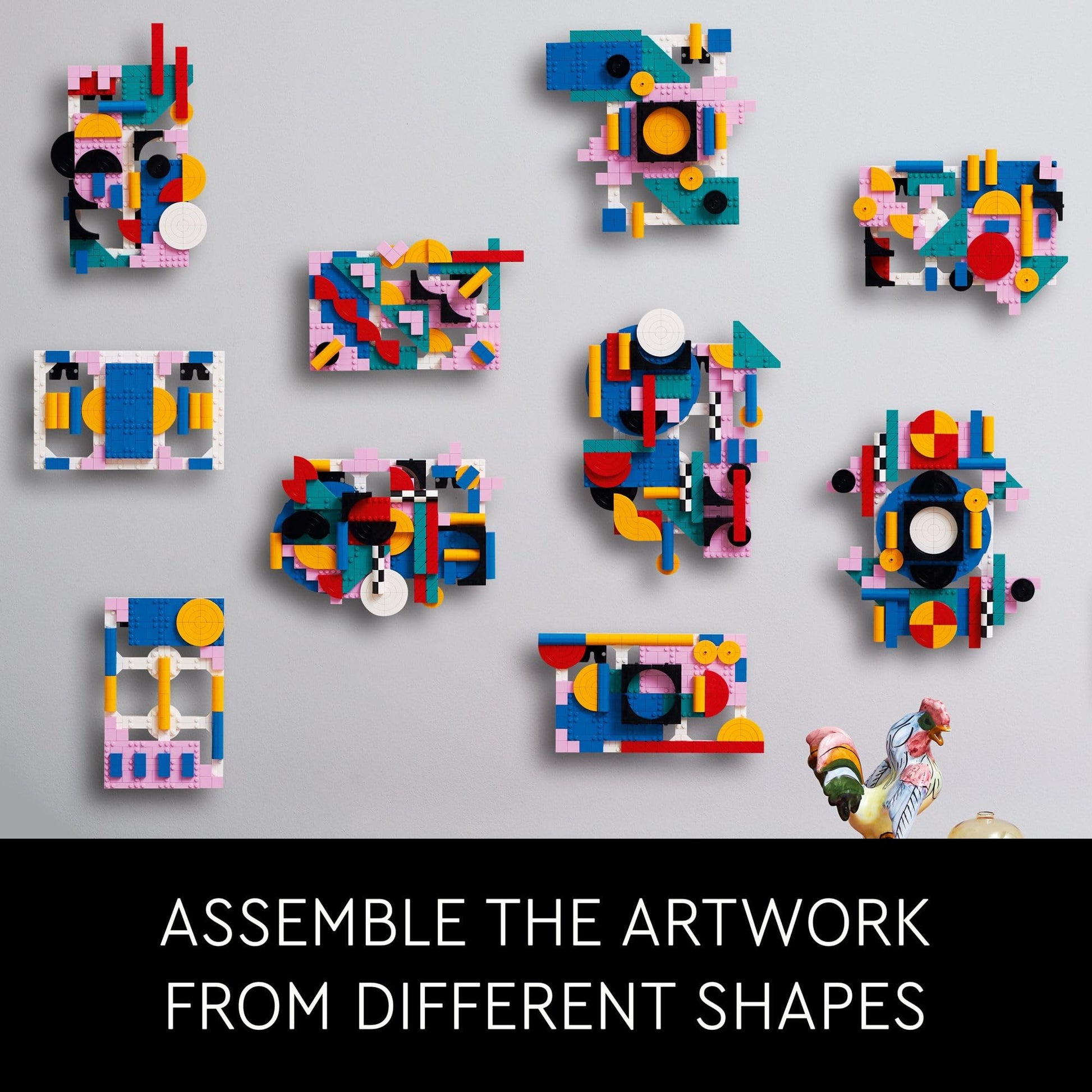 LEGO Art Modern Art 31210 Build & Display Home Décor Abstract Wall Art Kit, Birthday Gift Idea for Artistic People, Set for Teens or Adults Who Enjoy
