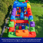 HeroKiddo 20ft Block Party Commercial Inflatable Obstacle Course with Blower