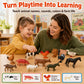 GiftExpress 12pc Large Farm Animal Toy Figures
