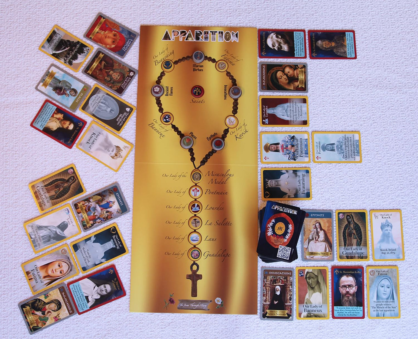 Higher Calling Games, LLC Apparition (of The Virgin Mary) Catholic Board Game for Adults and Family | Ages 8+