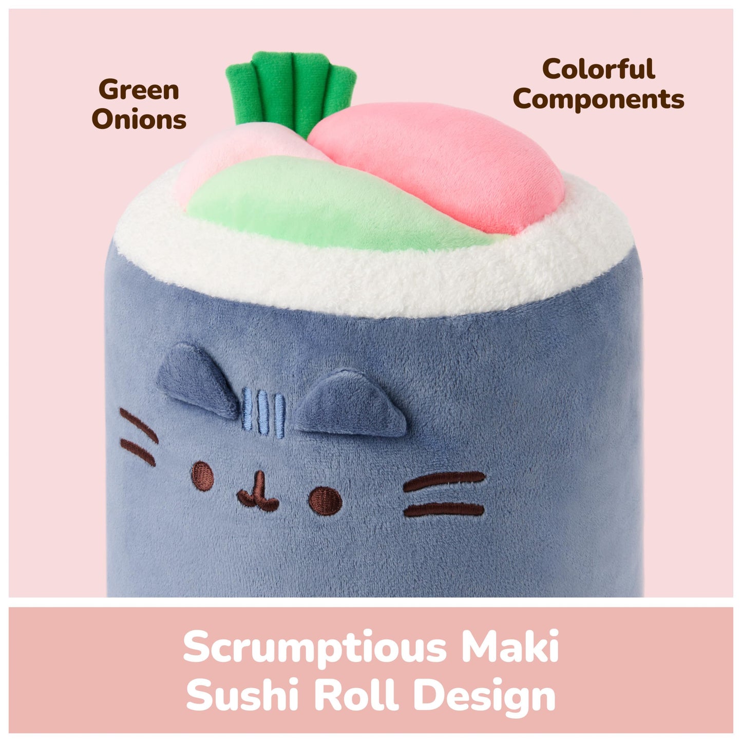 GUND Pusheen Bento Sushi Roll 11-Inch Plush Toy for Ages 8+