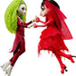 Monster High Skullector Beetlejuice Beetlejuice Doll 2-Pack, Collectible Betelgeuse and Lydia Deetz Set with Accessories and Displayable Packaging