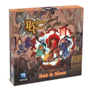 Renegade Game Studios Bargain Quest Brick & Mortar Expansion Board Game for Family Game Night 2-6 Players