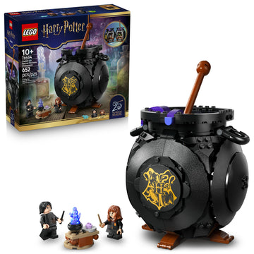 LEGO Harry Potter Cauldron: Secret Potions Classroom Building Toy for Girls & Boys - Pretend Play Set for Kids, Ages 10+ - 2 Minifigures & Hermione's