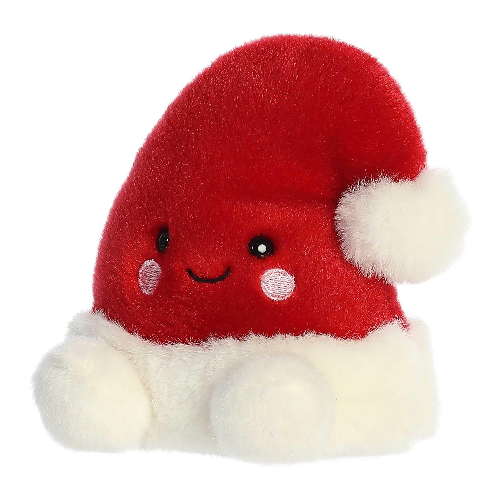Aurora® Festive Palm Pals™ Topper Santa Hat™ Stuffed Animal - Fun Collectible Plush for Kids and Adult Collectors - Perfect for Decorating Rooms