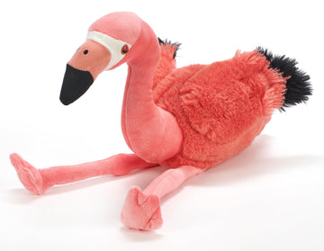 The Petting Zoo Flamingo Stuffed Animal, Gifts for Kids, Wild Onez Zoo Animals, Flamingo Plush Toy 12 inches