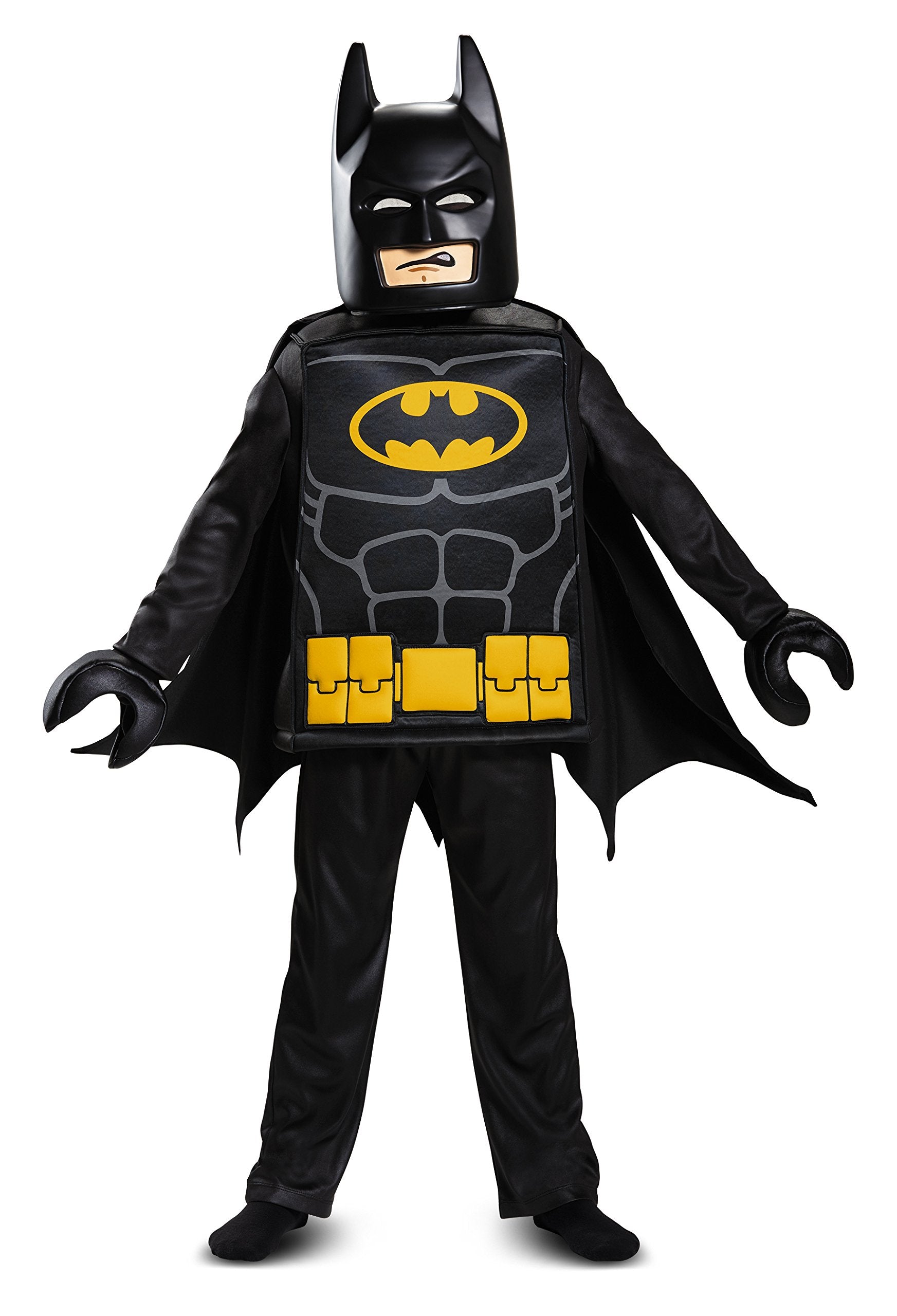 Batman Lego Movie Deluxe Costume, Black, Small (4-6)