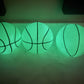Toys+ Inflatable Glow in the Dark Mini Basketballs Includes Pump and Needle Magic Shot Pro Mini Hoop Basketballs (Glow in the Dark, 6Pack)
