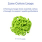 Harrisville Designs Friendly Loom Lime Color Potholder Cotton Loops 7" Traditional Size Loops Make 2 Potholders, Weaving Yarn Crafts Activities