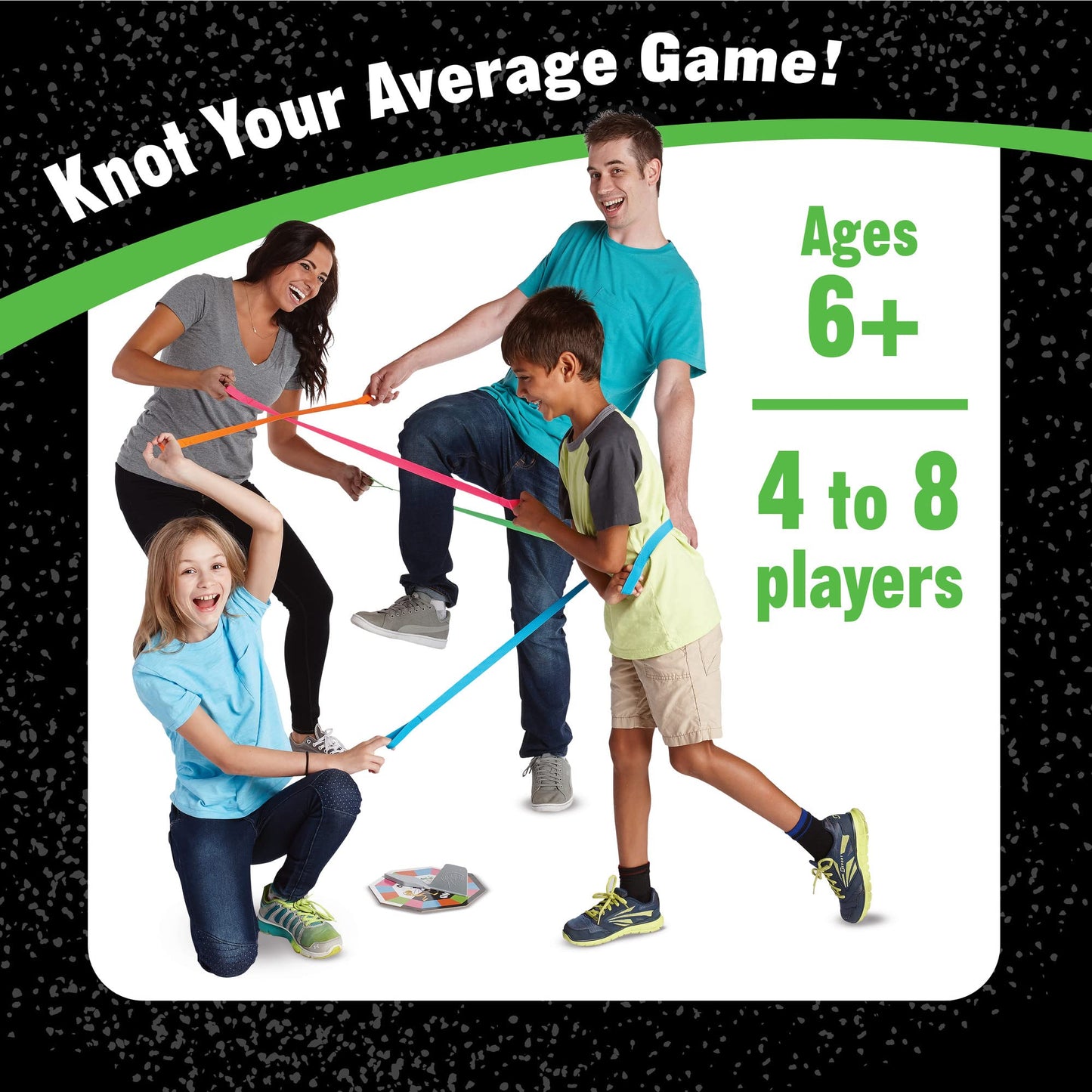 MindWare TWANGLED Game, Cooperative Team Building Activity for Large Groups, Funny Human Knot Game for 4-8 Players Ages 6 & Older
