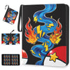 Trading Card Binder, 9 Pocket 900-Pocket with 50 Removable Binder Sleeves, 3-Ring Zipper Waterproof Card Collection Binder, Trading Card Holder for