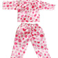 American Fashion World Pink Heart Pajamas for 14-Inch Dolls | Premium Quality & Trendy Design | Dolls Clothes | Outfit Fashions for Dolls for Popular