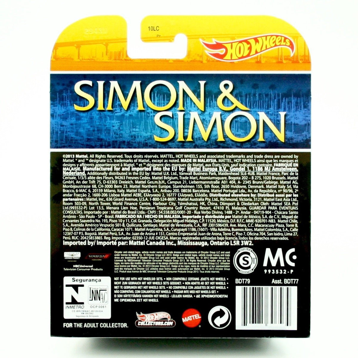 1980 DODGE MACHO POWER WAGON * SIMON & SIMON * Hot Wheels 2013 Retro Series Die Cast Vehicle