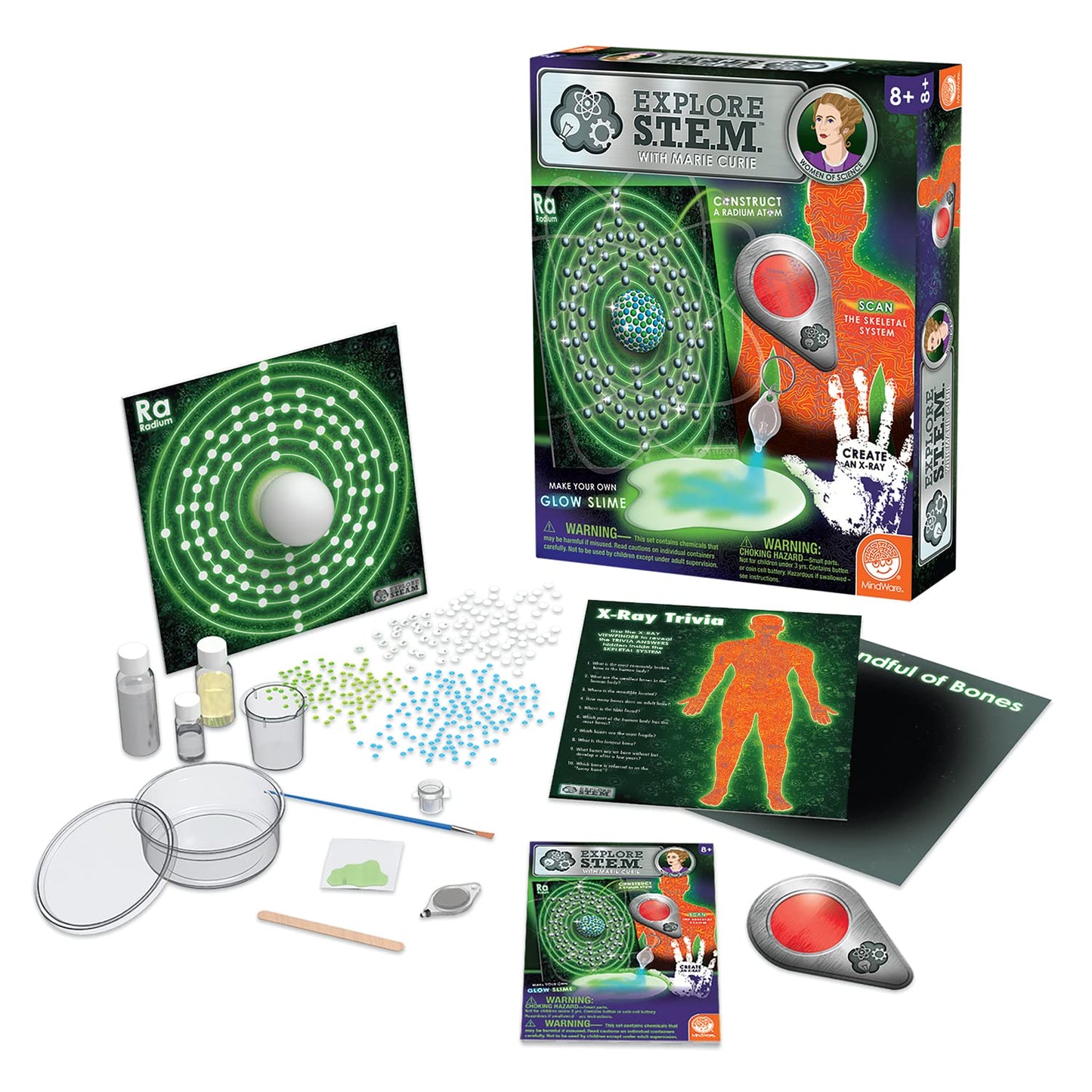 MindWare Explore S.T.E.M. with Marie Curie Science Kit - STEM Projects for Kids Ages 8 & Up