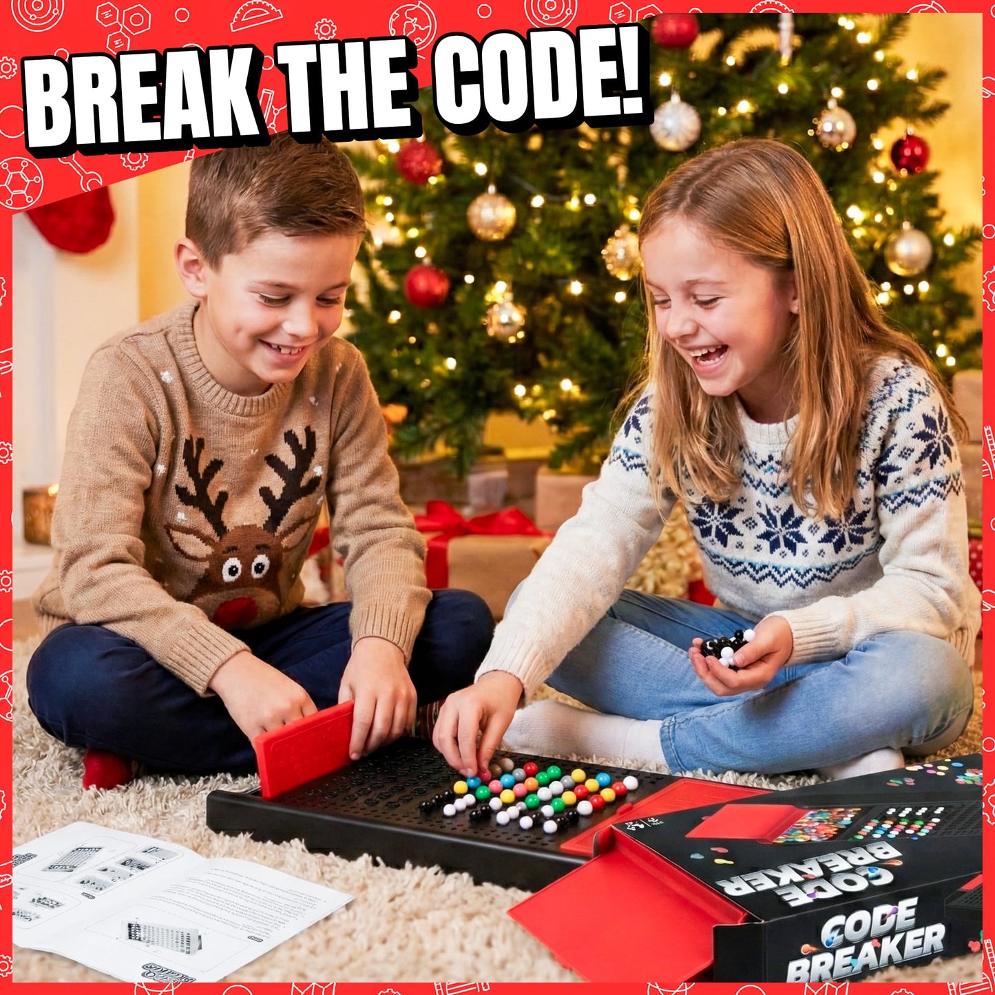 Hi-Q Code Breaker Board Game - Code Breakers Toy - STEM Toys - Color Brain Game - Kids Development - Toys for Boys & Girls, Suitable for 8+ Ages
