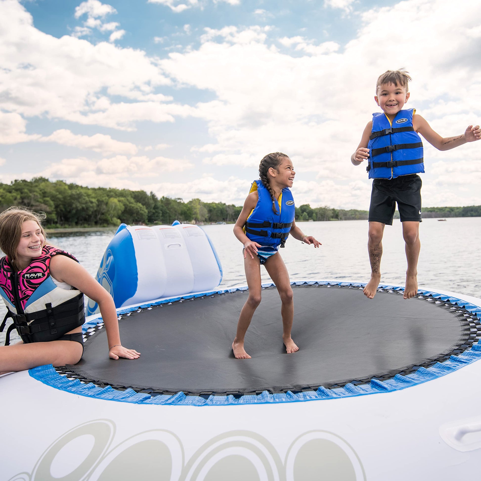 RAVE Sports O-Zone Plus Water Bouncer with Slide