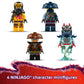 LEGO NINJAGO Rogue’s Mech Dragon Rider Building Toy - Dragons Rising Play Set & 4 Ninja Toy Minifigures for Boys & Girls, Ages 8+ - 2 Ways to Build &