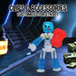 Zing StikBot Zingtannica Action Pack - Collectible Action Figures and Accessories, Includes 1 Stikbot, 1 Set of Accessories, Stop Motion Animation