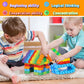 RAINBOW TOYFROG Building Blocks Toys for Toddlers-Educational Development STEM Toys-Safe Skill Building Toys for Boys&Girls - Set of 74pcs