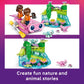 LEGO Friends Axolotl Adventure Boat Building Toy for Girls & Boys - Pretend Play Set for Kids, Ages 5+ - W/Leo Minidoll, Alba Microdoll, 2 Toy Pets, &
