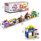ZornRC 8 Packs Mini City Shop Street View Building Blocks Kit,MOC Construction Creative Educational Kit with Hair Salon & Café Store,Girls Boys Dream