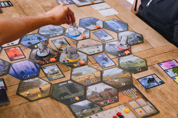 Stonemaier Games: Expeditions (Base Game) by Jamey Stegmaier | A Competitive Engine Building & Exploration Strategy Board Game Set in an Alternate