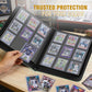 Top Loader Binder Trading Card Binder for Sports & Trading Cards - Holds 288 3x4" Toploaders, 9-Pocket Album for MTG, TCG & Sports Cards (Soft Green)