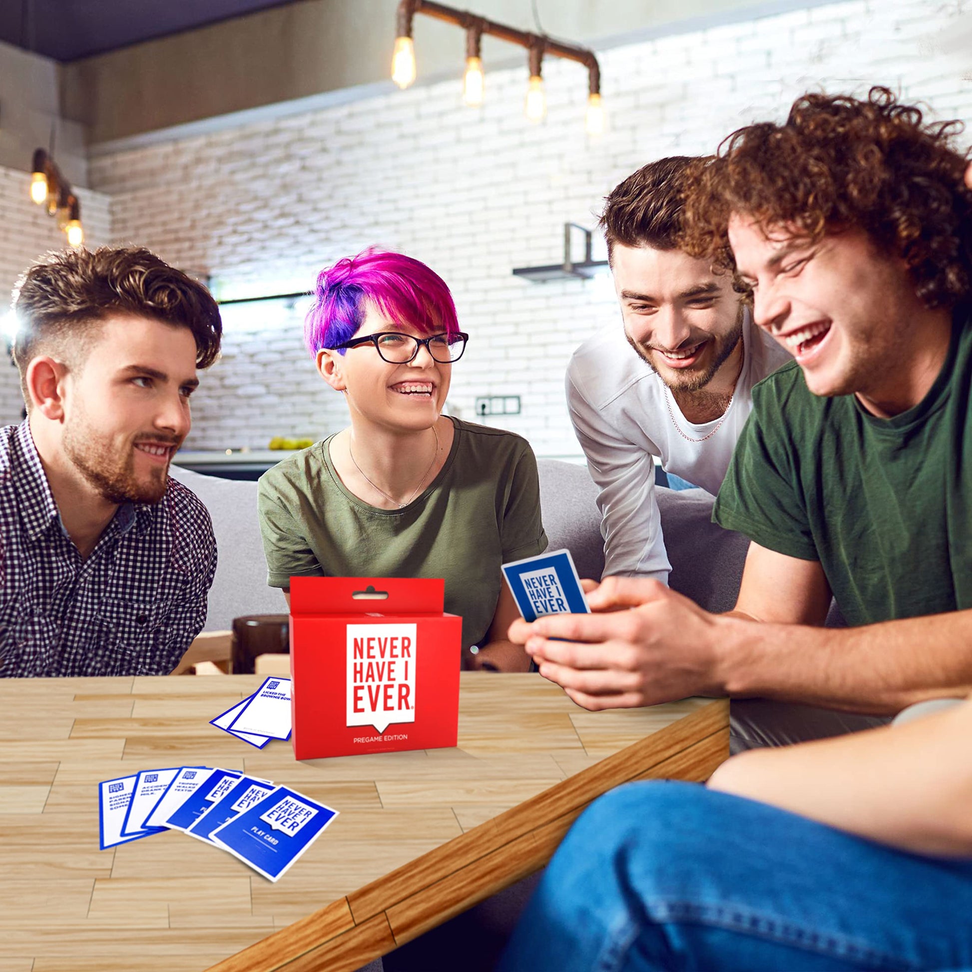 Never Have I Ever Pregame Edition Card Game Set | Fun Game Night Party Games for Adults, College Students | for 3+ Players | Ages 17 +