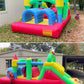 18 x 8.2 x 7.2FT Inflatable Obstacle Course Bounce House for Kids 3-12 with Blower, Large Blow up Bouncer Castle w/Dual Tunnels, Wide Slide, Climbing