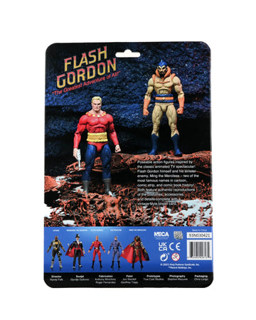 NECA King Features - 7” Scale Action Figure - Flash Gordon (Classic Toy Appearance)