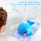 lalalark Baby Bath Toys, Sprinkler Whale Bath Toy for Babies 6-12 Months, Light Up Bath Toys for Kids Ages 1-3, Bathtub Toy for Boy & Girl, Easter
